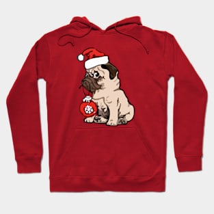 Christmas Pug Hoodie